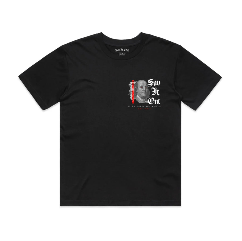 Sav It Out Red Stripe (black)