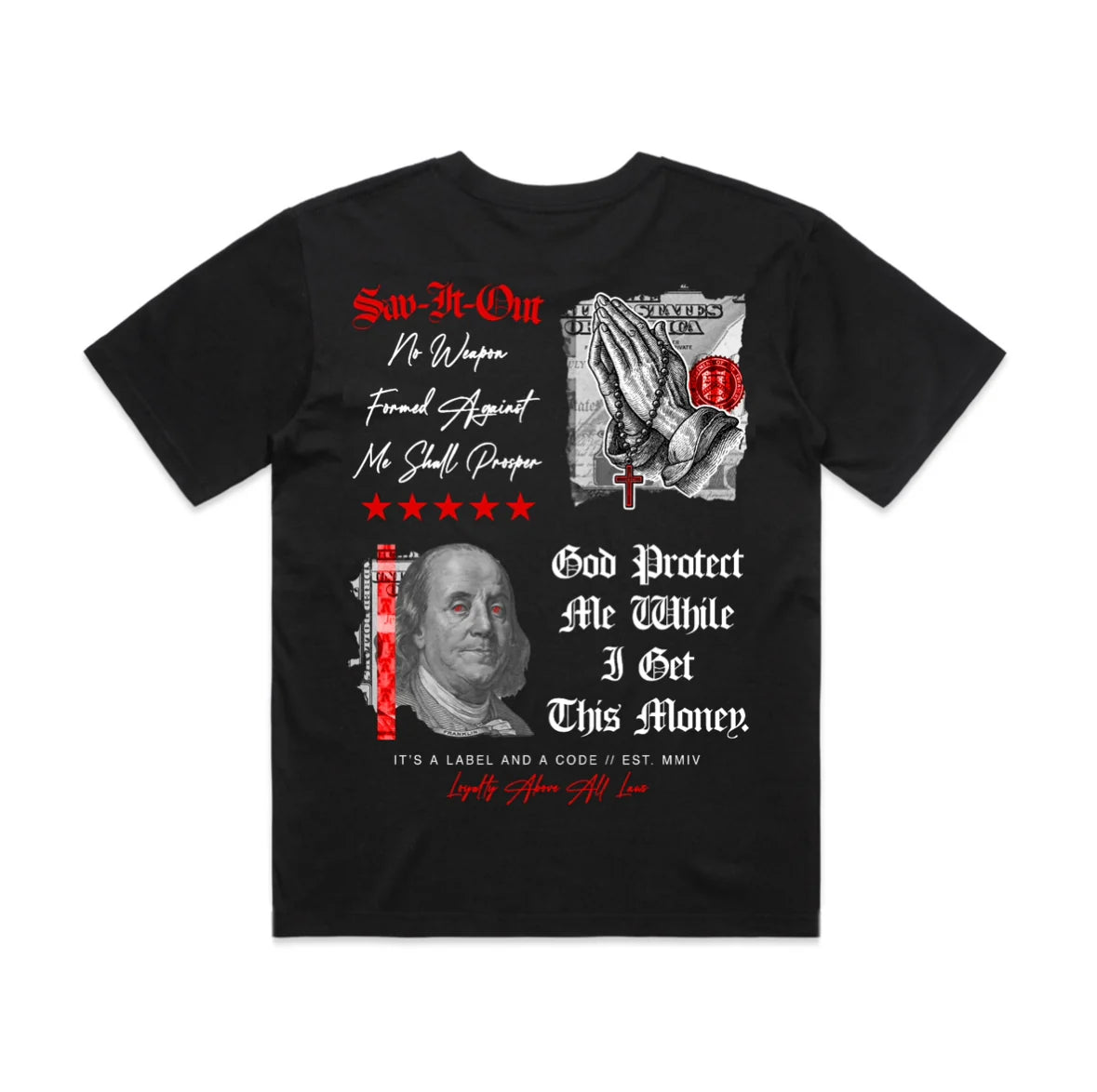 Sav It Out Red Stripe (black)